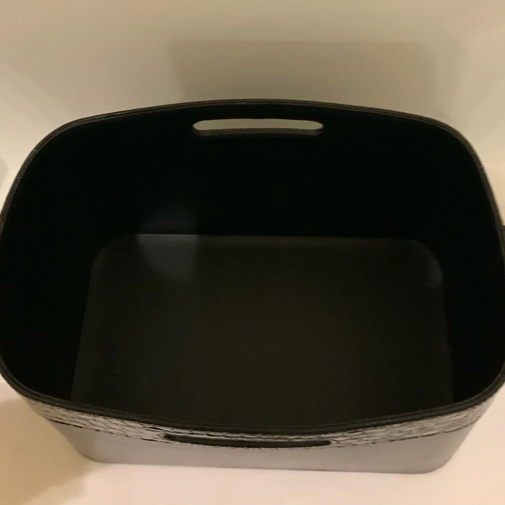Crate&Barrel elegant black